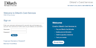After reading this post, you will know about to be able to shop with the dillard's credit card or manage your account, cardholders have to be logged in. Dillards Myonlineresourcecenter Com Access To Dillard S Credit Card Account