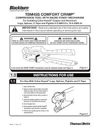 tbm45s comfort crimp manualzz com