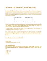 Nilai mutlak sering kita gunakan dalam kehidupan, namun hanya sedikit orang yang memahaminya. Persamaan Nilai Mutlak Dan Cara Penyelesaiannya Krisnanti Meylian Academia Edu