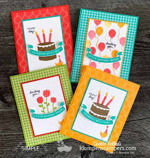 This board features diy card ideas that are easy and quick. Diy Birthday Card Ideas You Can Make Easily Klompen Stampers
