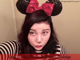 easy minnie mouse makeup