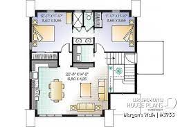 Main level floor plans for apartment garage. House Plan 2 Bedrooms 1 5 Bathrooms Garage 3933 Drummond House Plans