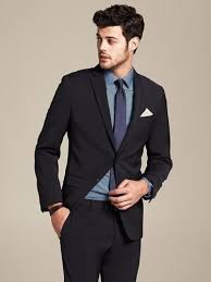 I bought 6 different styles right then and there. Banana Republic Modern Slim Fit Navy Blue 42s Wool Suit Jacket Blazer 398 New Ebay Link Mens Fashion Suits Formal Navy Wool Suit Mens Fashion Suits