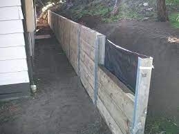 Inexpensive Retaining Wall Systems Wood Retaining Wall For Hobbit Hole Inexpensive Retain Garden Retaining Wall Landscaping Retaining Walls Wood Retaining Wall