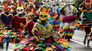 Although marked throughout latin america, dia de los muertos is most strongly associated with mexico, where the tradition originated. In Pictures Mexico City S Day Of The Dead Parade Bbc News