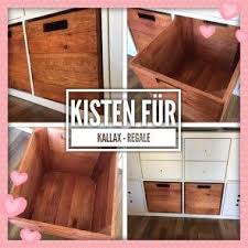 4er Paket Holzkiste Used Fur Kallax Regale 33x37 5x32 5cm Kallax Regal Holzkisten Ikea Hack Aufbewahrung