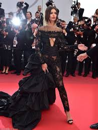 Finishing Touches Strappy Heels Completed Her Latest Look As She Prepared For The Annual Emily Ratajkowski Emily Ratajkowski Cannes Fashion