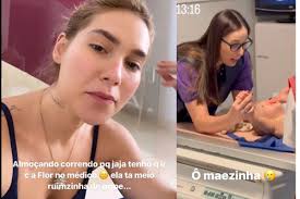 Virginia leva filha mais nova no médico e fala sobre ocorrido: “Passando  muito mal”
