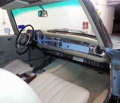 Mercedes Benz Sl 280 W 113 White Leather Interior Classic Mercedes Mercedes Benz Mercedes