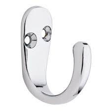 Liberty 1 13 16 In Chrome Single Wall Hook 6 Pack B12093v Chr U The Home Depot Wall Hooks Chrome Chrome Ball