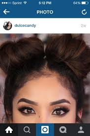 One bun should rest on the right side of the head and the other one towards the left side. Two Buns Up Hair Hacks Hair Makeup Diy Hairstyles