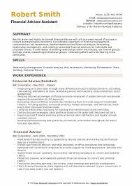 With millions of people searching for jobs on indeed each month, a great job description can help you attract the most qualified candidates to your open position. Financial Advisor Resume Samples Qwikresume