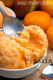 After revolutionizing ice cream on a stick 100 years ago, we're still bringing tasty. Orange Pineapple Sherbet The Midnight Baker