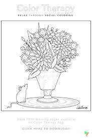 Color Therapy Gift Of The Day Free Coloring Template Free Coloring Pages Coloring Pages Free Coloring