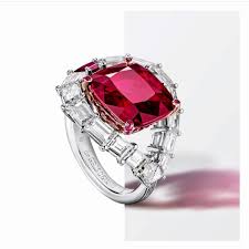 Beautiful Black And Red Engagement Rings Beautiful Diamond Ruby Ring By Degrisogono Rubyring High Jewelry Ring Fine Diamond Jewelry Black Gold Jewelry