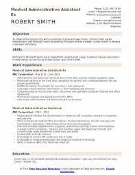 Medical Administrative Assistant Resume Samples Qwikresume
