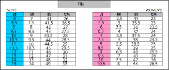 fila size chart buurtsite net