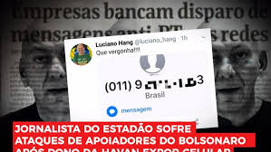Brasília — apoiadores do presidente jair bolsonaro hostilizaram jornalistas, com agressões verbais, em dois momentos nesta de manhã, ao deixar o palácio da alvorada, bolsonaro cumprimentou apoiadores, como faz diariamente, e disse que não iria falar com jornalistas:— o dia. Empresarios E Apoiadores De Bolsonaro Ameacam Jornalistas Do Estadao E Da Folha Partido Dos Trabalhadores