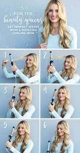 Gorgeous Waves Are Always In Style Re Create This Style At Home For All Your Holiday Get Togethers Fe Curls For Long Hair Hair Styles Curling Iron Hairstyles