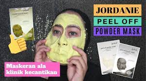 Korean masks have a long tradition with the use in a variety of contexts. Jordanie Peel Off Powder Mask Maskeran Ala Klinik Kecantikan Youtube