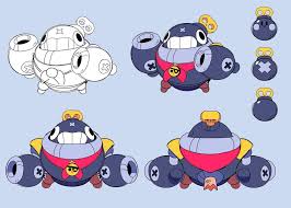 Brawl stars‏подлинная учетная запись @brawlstars 25 дек. All Concept Art For Brawlers Brawl Stars Amino