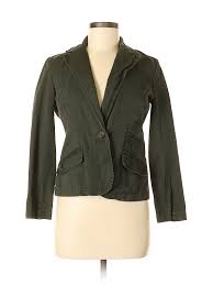 Details About Caribbean Joe Women Green Jacket 4 Petite