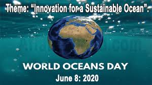 United nations world oceans day virtual event in celebration of the 2020 theme, innovation for a sustainable ocean. World Oceans Day 2020 June 8