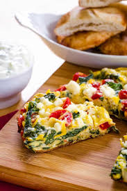 Tomato Feta Spinach Frittata This Baked Eggs Recipe Is Perfect For A Quick And Easy Brunch Or Weeknight Meal I Frittata Recipes Easy Brunch Spinach Frittata