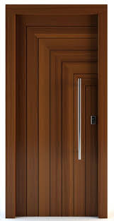 Porte D 39 Entree X2f Battante X2f En Bois Massif Gortyna Block95 Porte Entree Bois Portes En Bois Modernes Entree Maison Moderne