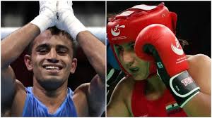 Defending champion pooja rani (75kg) notched up a second successive gold with a comprehensive victory even as the seasoned m c mary kom (51kg) signed off with a silver medal at the. Asian Boxing Championships Amit Panghal Pooja Rani Win Gold