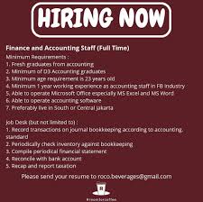 Memastikan dokumen yang berhubungan dengan transaksi keuangan lengkap dan benar. Barista Job Fair Home Facebook