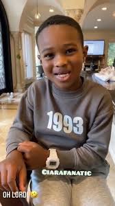 Ciara and her sons Win Wilson & Future Zahir today