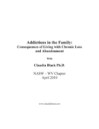 Addiction, procrastination, and laziness and millions of other books are available for amazon kindle. Addictions In The Family A 1 Handout Claudia Black