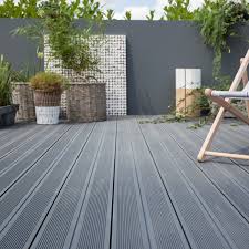 Dalle en bois pour terras leroy merlin. Planche Composite Grafik 2 Naterial Gris Ardoise L 240 X L 18 6 Cm X Ep 26 Mm Leroy Merlin