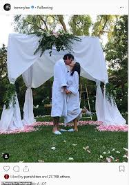Check spelling or type a new query. Tommy Lee And Brittany Furlan Announce Their Valentine S Day Wedding Daily Mail Online