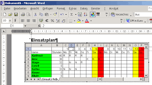 Ein tool zur einsatzplanung bietet mehr transparenz, bessere auslastung techniker einsatzplanung. Excel In Word Excel Training