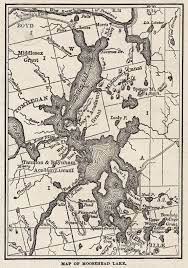 Map Of Moosehead Lake Maine 1875 Giclee Print Reproduction Etsy Moosehead Lake Maine Camping In Maine Lake