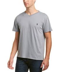Ralph Lauren Polo V Neck T Shirt In Grey Modesens Polo Ralph Lauren V Neck T Shirt Ralph Lauren