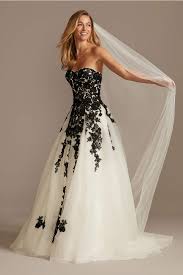 We all understand that a wedding is a union of two people in love. Black Wedding Dresses Gowns Plus Petite David S Bridal