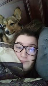 Staying in bed all day🐶❤️