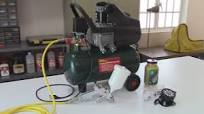 Adhesive Spray Gun - Informative video - upholstery