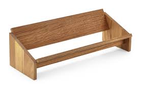 Unique design to place your special items. Desktop Book Shelf Made Of Oak Manufactum