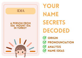 Idia - Girl Name Meaning and Pronunciation