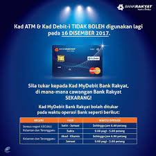 Kad bank rakyat hilang memang merupakan salah satu masalah yang sering berlaku. Bank Rakyat On Twitter Pemegang Kad Atm Kad Debit I Bank Rakyat Yang Dihormati Sila Tukar Kepada Kad Mydebit Bank Rakyat Sebelum 16 Disember 2017 Penukaran Boleh Dilakukan Sewaktu Operasi Bank Sila