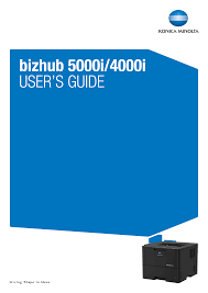 The download center of konica minolta!. Https Www Ips Automation Gr Image Catalog Manuals Konica 20minolta 20bizhub 5000i 4000i User Guide Pdf