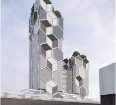 Download 5,095 hexagon building stock illustrations, vectors & clipart for free or amazingly low rates! Metabolist Inspired Tower With Hexagonal Facade Coming To South Brooklyn