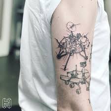 With tattoo designers from all over the world, we can draw your dream tattoo. Hanzloch Tattoo Moon Space Blueprint Sleeve In Facebook