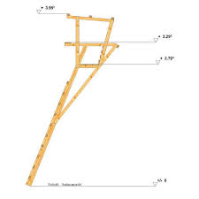 Bassner Ansitzleiter Holz Gross Mit Dach Ansitzleiter Hochsitz Leiter