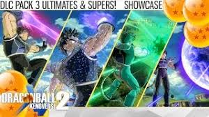 Dragon ball xenoverse 2 also contains many opportunities to talk with characters from the animated series. 2k Dragon Ball Xenoverse 2 All Dlc Pack 3 Ultimates Supers Free Dlc Skills
