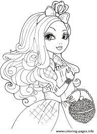 Click the ever after high apple white thronecoming coloring pages to view printable version or color it online (compatible with ipad and android tablets). Apple White 2 From Ever After High Coloring Pages Printable